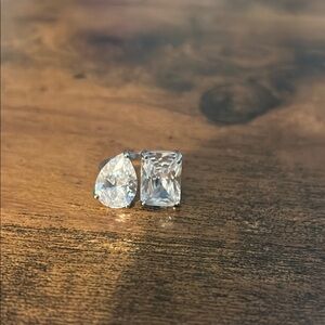 Adjustable Silver Crystal Costume Ring